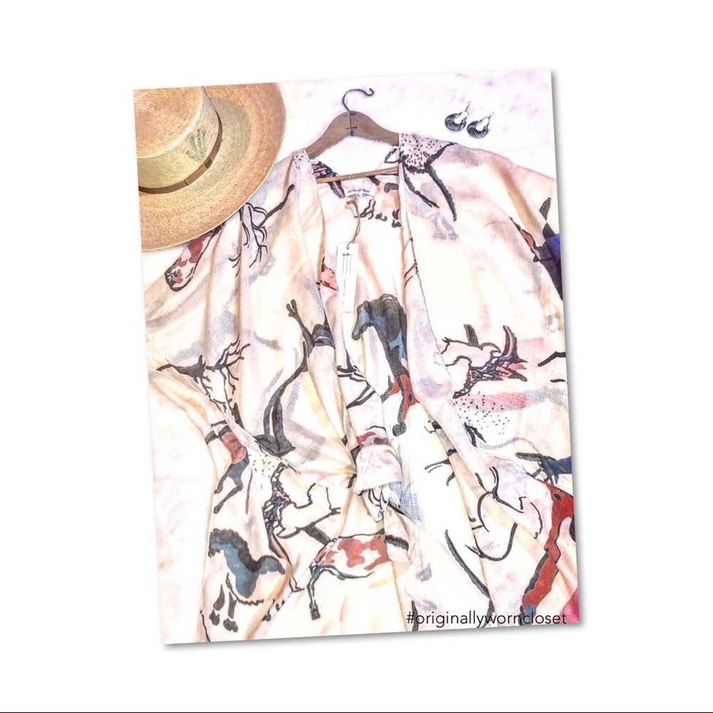 Western Kimono - Woven Heart
